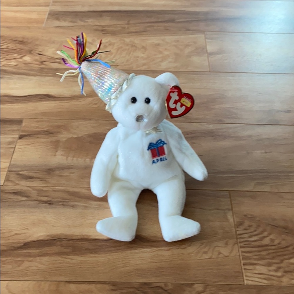 Ty April birthday beanie baby